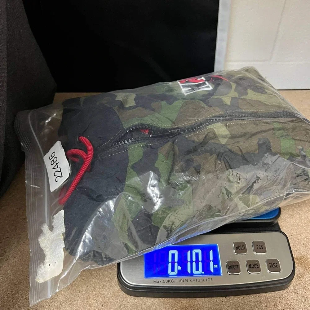 Air Jordan Windbreaker Jacket Men Small Camo Green Black Hooded Nike Full Zip S